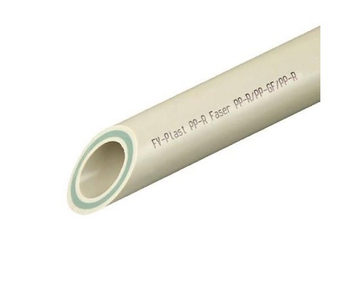 Труба полипропиленовая Faser PN20 25х4,2 мм со стекловолокном FV-Plast
