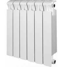 Радиатор биметаллический монолитный Rifar Monolit 500 6 секций, боковое подключение
