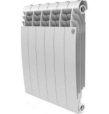 Радиатор биметаллический секционный Royal Thermo Biliner Bianco Traffico 500 6 секций, боковое подключение