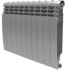 Радиатор биметаллический секционный Royal Thermo Biliner Silver Satin 500 10 секций, боковое подключение