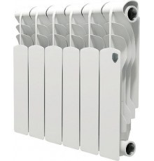 Радиатор биметаллический секционный Royal Thermo Revolution Bimetall 350 6 секций, боковое подключение