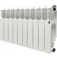 Радиатор биметаллический секционный Royal Thermo Revolution Bimetall 350 10 секций, боковое подключение