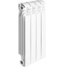 Радиатор алюминиевый секционный ISEO 350 4 секции, боковое подключение, белый Global