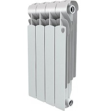 Радиатор алюминиевый секционный Royal Thermo Indigo 500 4 секции, боковое подключение, белый