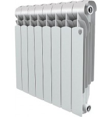 Радиатор алюминиевый секционный Royal Thermo Indigo 500 8 секций, боковое подключение, белый