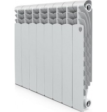 Радиатор алюминиевый секционный Royal Thermo Revolution 500 8 секций, боковое подключение, белый