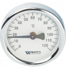 Термометр биметаллический 63 мм с крепежной пружиной, накладной Watts F+R810 TCM