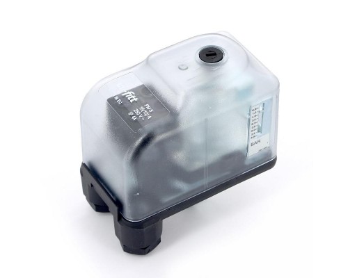 Реле давления PM 5 с накидной гайкой 1/4" в прозрачном корпусе с градуированной шкалой, 1-5 бар Uni-Fitt
