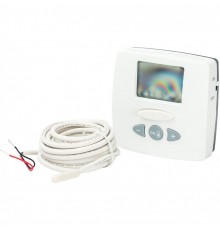 Термостат комнатный электронный WFHT LCD 5-30°C с цифровым табло и выносным датчиком, 24В Watts