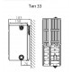 Радиатор стальной панельный Stelrad Novello 33 300 3000