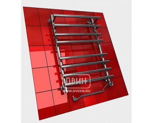 Полотенцесушитель электрический F primo 100/60 1"-3/4"-1/2" , полированный Двин