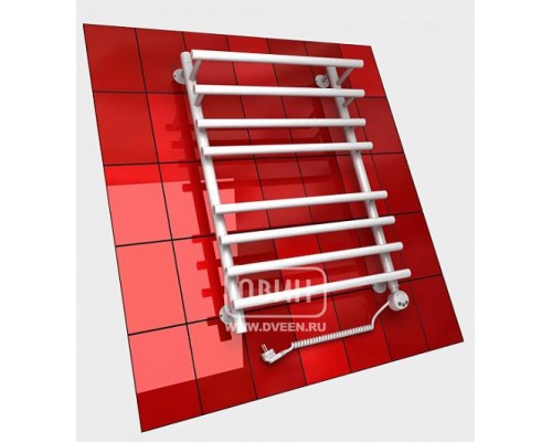 Полотенцесушитель электрический F primo 100/60 1"-3/4"-1/2" , белый Двин