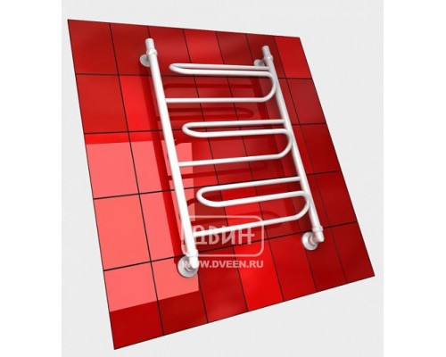 Полотенцесушитель водяной W 80/60 1"-1/2", белый Двин