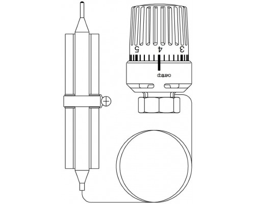 Терморегулятор с накладным датчиком 40-70°C Oventrop