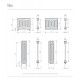 Чугунный ретро-радиатор Neo 660/500 4 секции, боковое подключение Exemet