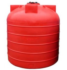 Бак для воды VERT 6000 литров, красный Sterh