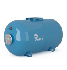 Бак мембранный для водоснабжения WAO 150, горизонтальный, контрфланец из нержавеющей стали Wester Premium