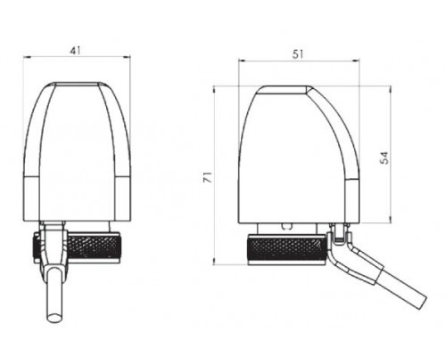 Сервопривод 24V, нормально закрытый, съемный кабель 26LC Watts