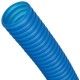 Труба гофрированная из полиэтилена 32 для труб диаметром 27, синяя бухта 50 м STOUT