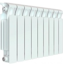 Радиатор биметаллический монолитный Rifar Monolit 350 9 секций, боковое подключение
