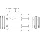 Вентиль на обратную подводку 1/2" x 3/4"НР, проходной Combi 2 Oventrop