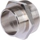 Ниппель НН переxодной 2 1/2"x2", никелированный STOUT