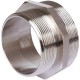 Ниппель НН переxодной 3"x2 1/2", никелированный STOUT