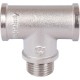 Тройник ВНВ 1/2"x1/2"x1/2", никелированный STOUT