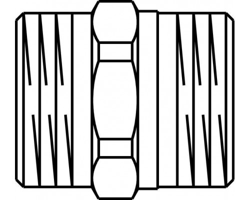 Ниппель двойной Cofit S 1" НР x 3/4" НР Oventrop