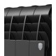 Радиатор биметаллический секционный Royal Thermo Biliner Noir Sable 350 10 секций, боковое подключение