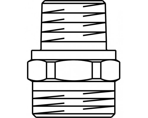 Ниппель-переход Cofit S 3/8" НР x 3/4" НР, хромированный Oventrop