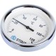 Термометр биметаллический 80 мм 1/2", 120°C с погружной гильзой 50 мм, с самоуплотнением STOUT