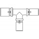 Тройник прессовый с уменьшенным проходом и отводом Cofit P 20x16x16 Oventrop