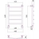 Полотенцесушитель водяной Галант+ 600x400 Сунержа