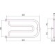 Полотенцесушитель водяной П-образный 320х650 Сунержа