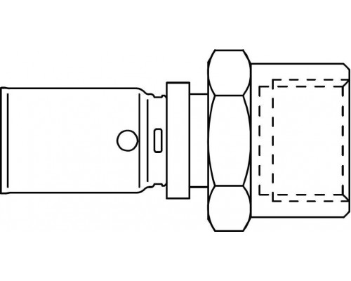 Прессовое соединение Cofit P 20 x 3/4 ВР Oventrop