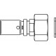 Прессовое соединение с накидной гайкой Cofit P 16 x 1/2, никелированное Oventrop