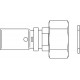 Прессовое соединение с накидной гайкой Cofit P 20 x 1/2 Oventrop