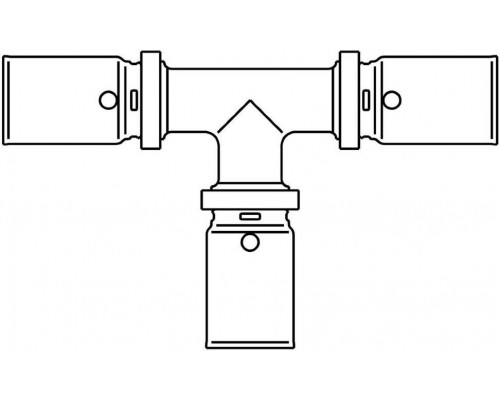 Тройник прессовый Cofit Р 32x32x32 Oventrop