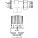 Вентиль осевой Ду 15 на обратную подводку и термостат Uni RTLH Oventrop