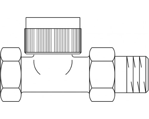 Термостатический вентиль серии "AV 9" 1/2" проходной Oventrop