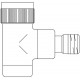 Термостатический вентиль серии "Е" 1/2" угловой, хром Oventrop
