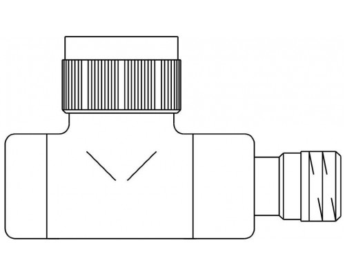 Термостатический вентиль серии "Е" 1/2" проходной, белый Oventrop