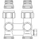 Узел нижнего подключения радиатора 1/2" НР x 3/4" НР, прямой Multiflex F ZBU Oventrop