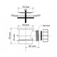 Сифон для раковины с короткий выпуском McAlpine MRBT70-40
