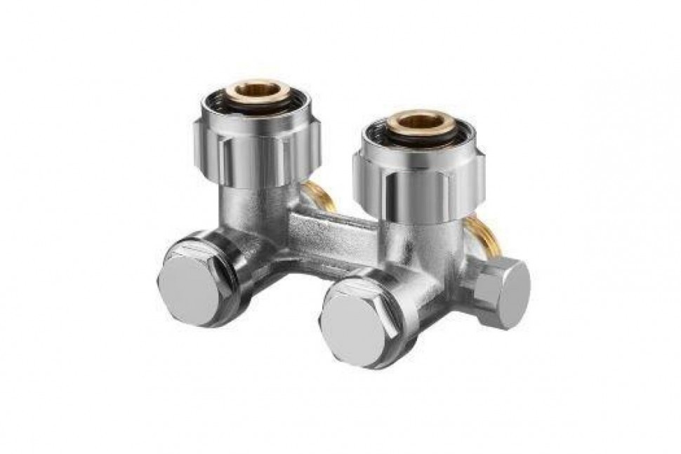 Узел нижнего подключения радиатора 3/4" НГ x 3/4" НР, угловой Multiflex F ZBU Oventrop