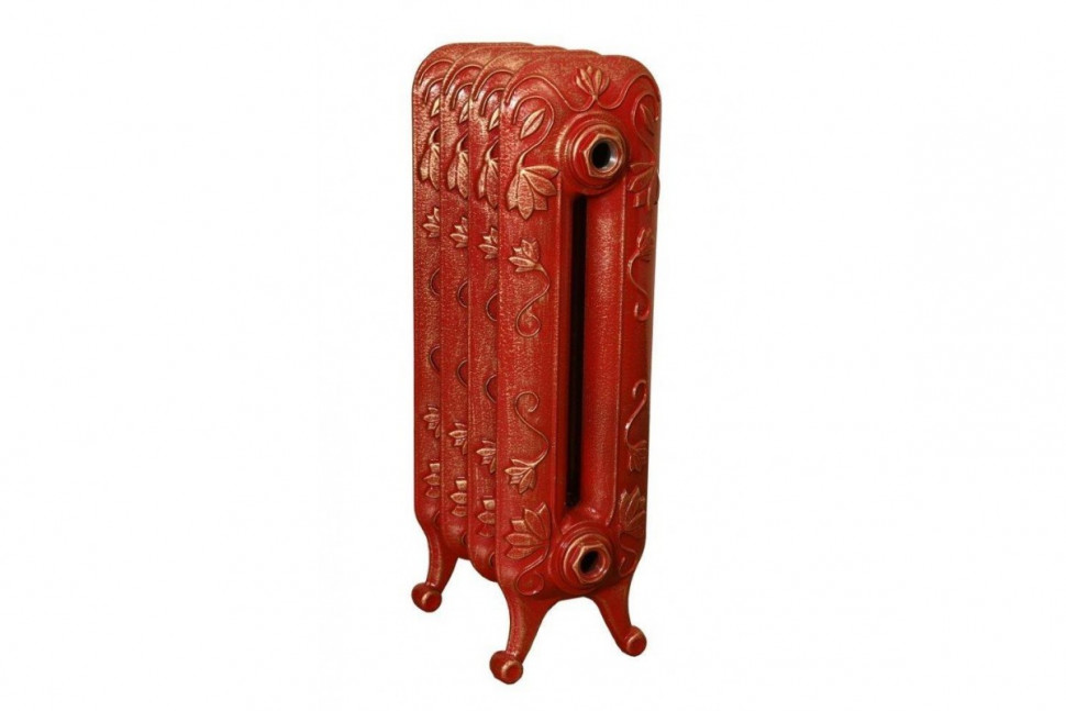 Чугунный радиатор Atena 400 3 секции, боковое подключение RETROstyle