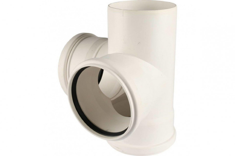 Крестовина канализационная Raupiano Plus 110/110/110/87° двухплоскостная REHAU