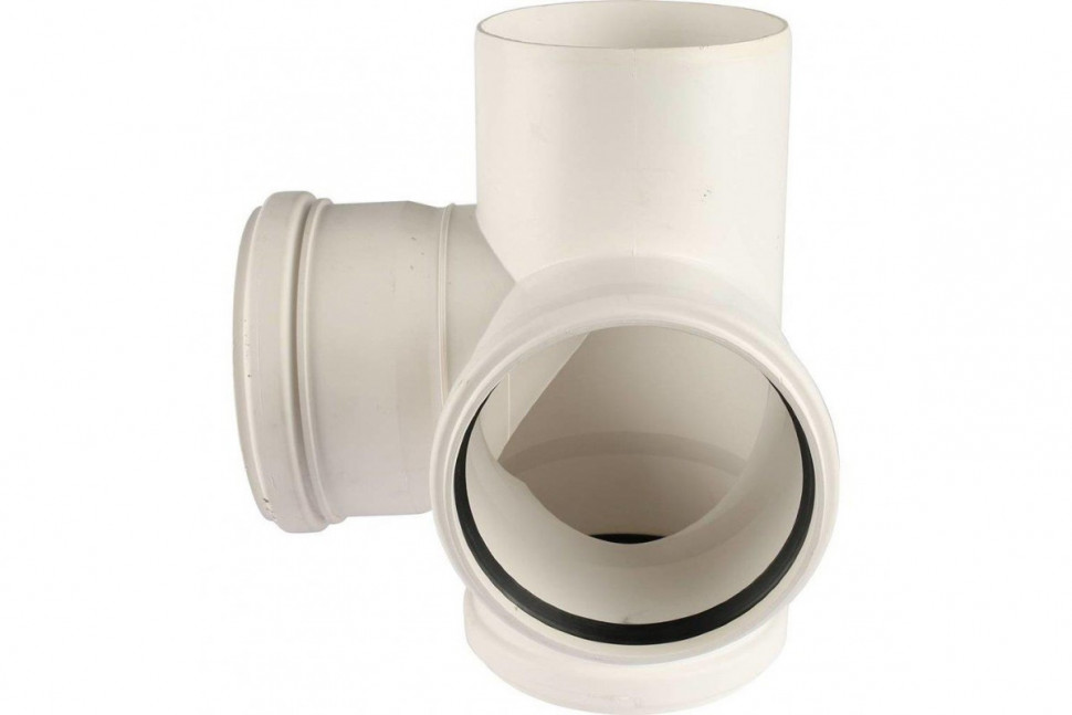 Крестовина канализационная Raupiano Plus 110/110/110/87° двухплоскостная REHAU