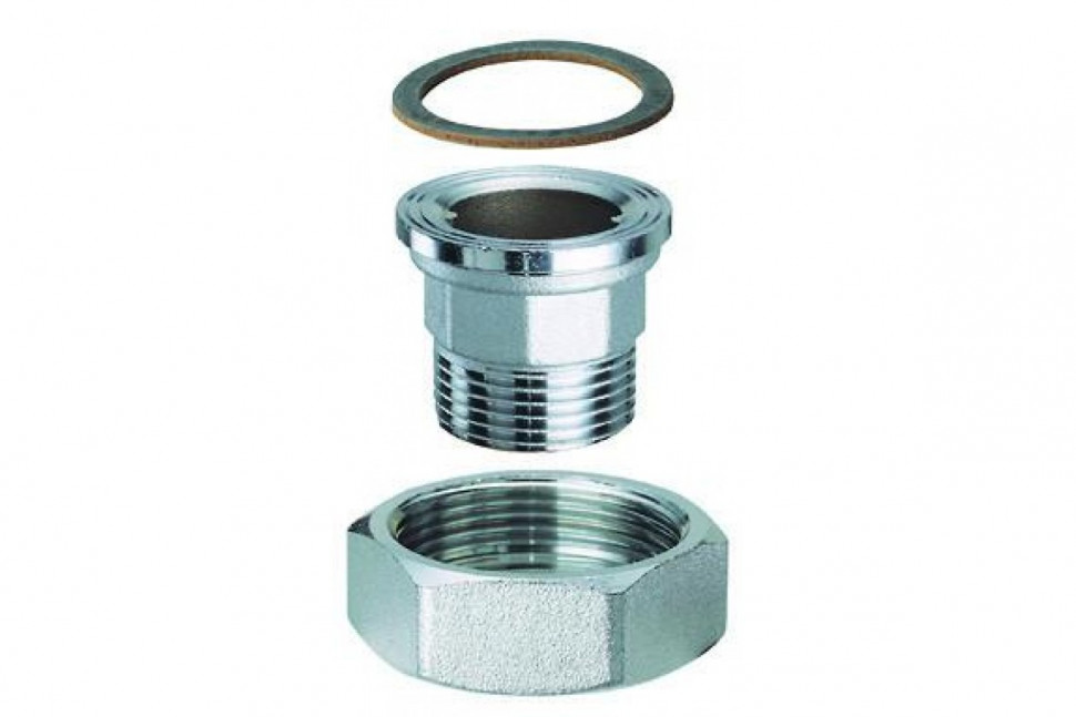 Переходник НР 1 1/2" х 1" для циркуляционного насоса с гайкой FAR